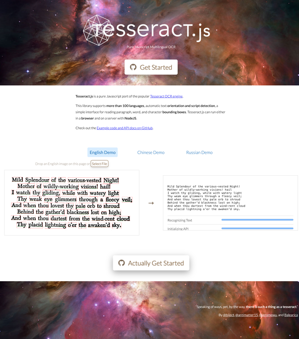Tesseract.js