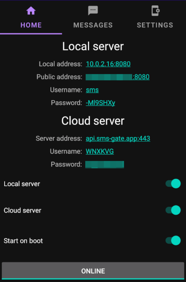 SMS Gateway for Android