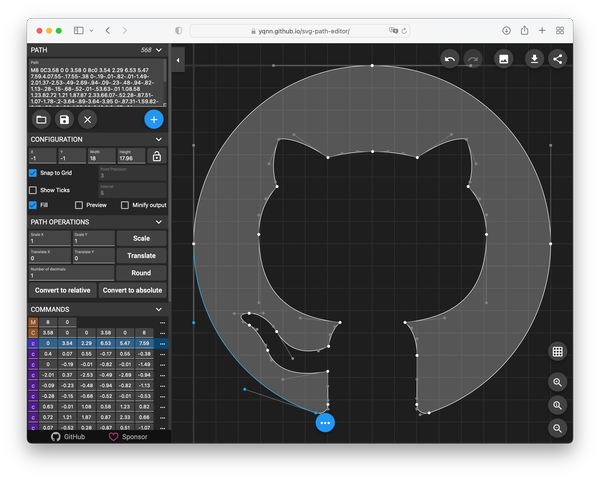 SVG Path Editor