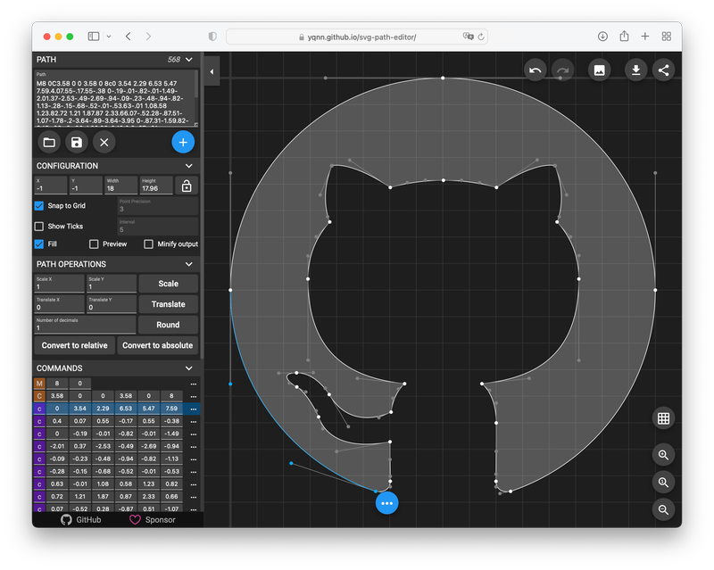 SVG Path Editor